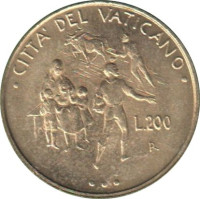 200 lire - Vatican