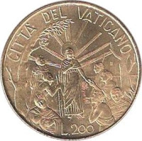 200 lire - Vatican