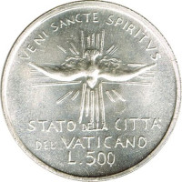 500 lire - Vatican