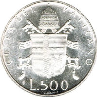 500 lire - Vatican