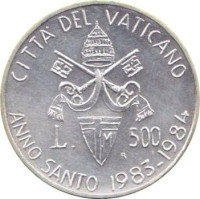 500 lire - Vatican