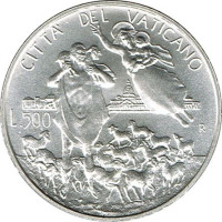 500 lire - Vatican