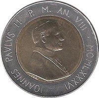 500 lire - Vatican