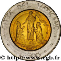 500 lire - Vatican