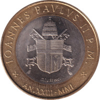 1000 lire - Vatican