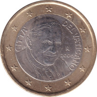 1 euro - Vatican