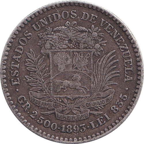 1/2 bolivar - Vénézuéla