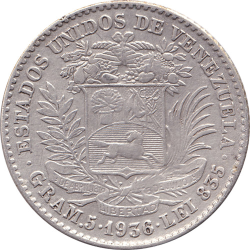 1 bolivar - Vénézuéla