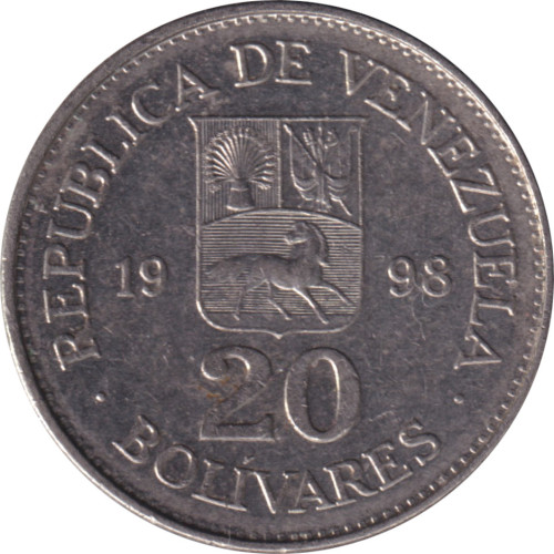 20 bolivares - Vénézuéla