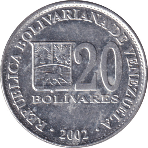 20 bolivares - Vénézuéla