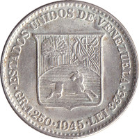 1/4 bolivar - Vénézuéla