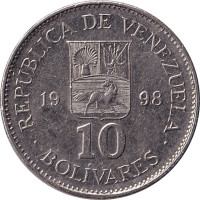 10 bolivares - Vénézuéla