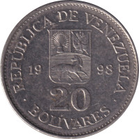 20 bolivares - Venezuela