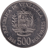 500 bolivares - Venezuela