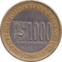 1000 bolivares - Venezuela