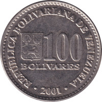 100 bolivares - Venezuela