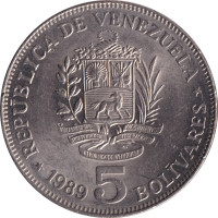 5 bolivares - Venezuela