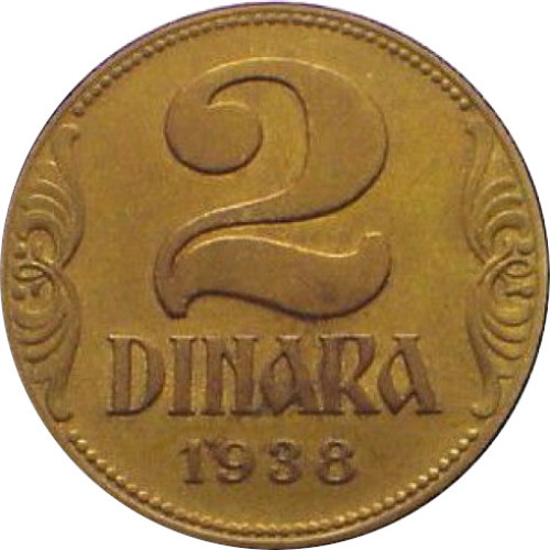 2 dinara - Yugoslavia