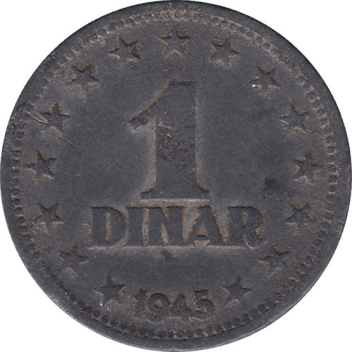 1 dinar - Yougoslavie