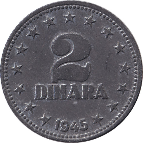 2 dinara - Yougoslavie