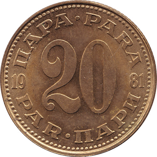 20 para - Yugoslavia