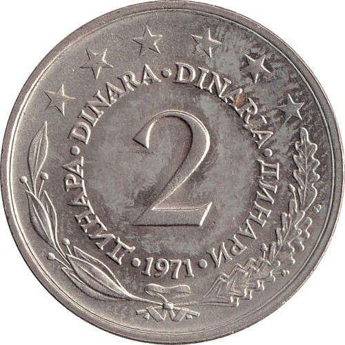 2 dinara - Yugoslavia