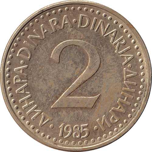 2 dinara - Yugoslavia