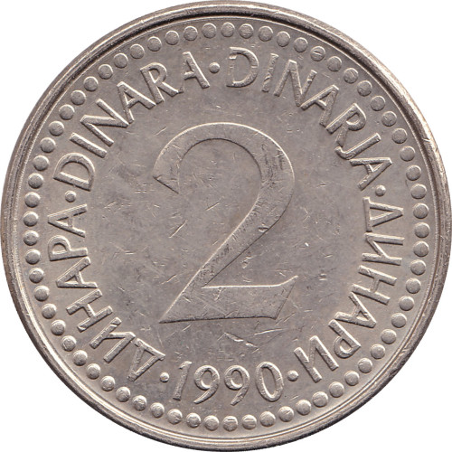 2 dinara - Yugoslavia