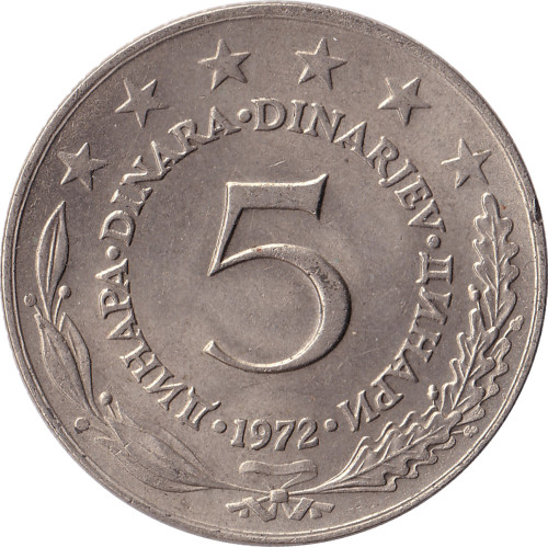 5 dinara - Yugoslavia