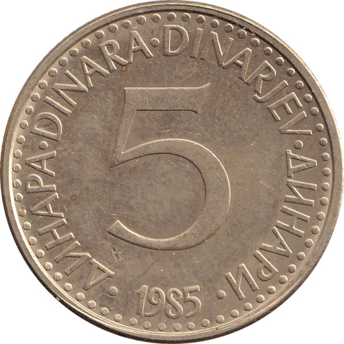 5 dinara - Yugoslavia