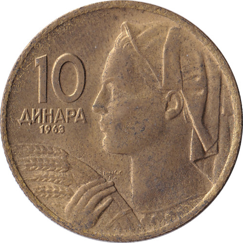 10 dinara - Yugoslavia