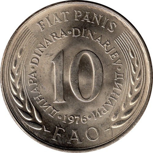 10 dinara - Yougoslavie