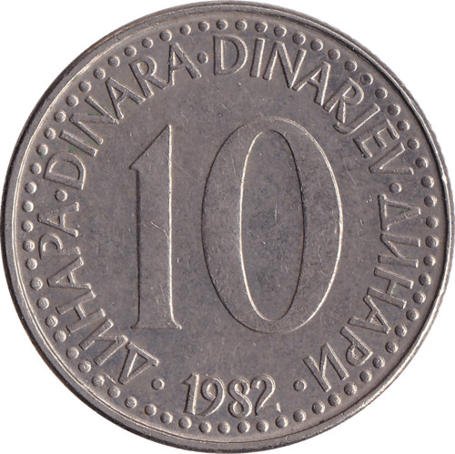 10 dinara - Yugoslavia