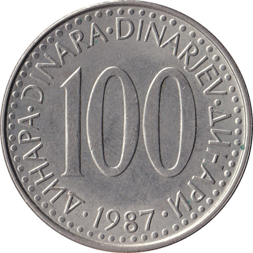 100 dinara - Yougoslavie