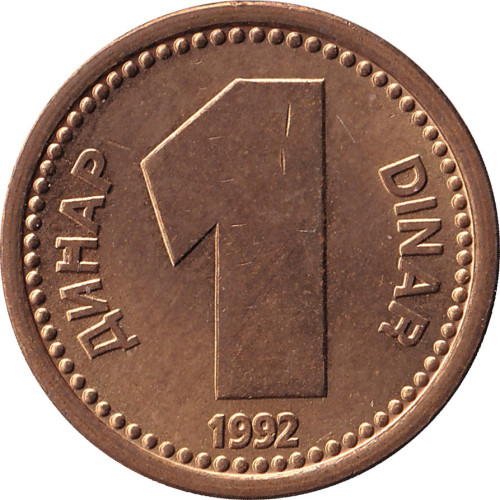 1 dinar - Yugoslavia