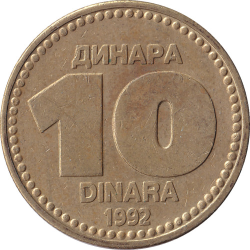 10 dinara - Yugoslavia