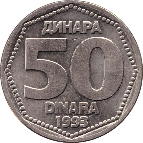 50 dinara - Yugoslavia