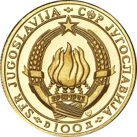 100 dinara - Yugoslavia