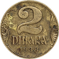 2 dinara - Yugoslavia