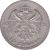 10 dinara - Yugoslavia