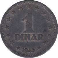 1 dinar - Yugoslavia