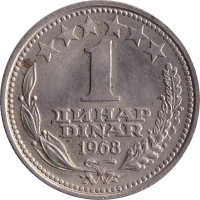 1 dinar - Yugoslavia