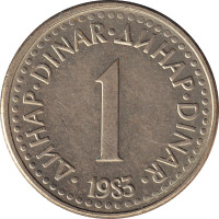 1 dinar - Yougoslavie