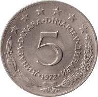 5 dinara - Yugoslavia