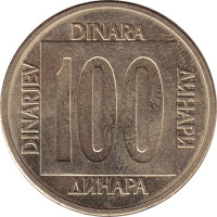 100 dinara - Yougoslavie