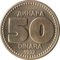 50 dinara - Yugoslavia