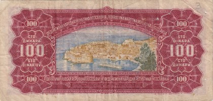 100 dinara - Yugoslavia