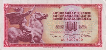 100 dinara - Yugoslavia