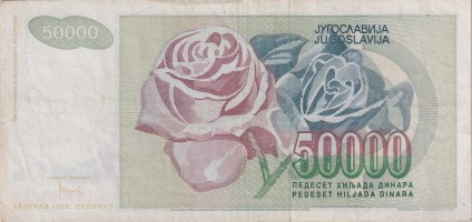 50000 dinara - Yugoslavia