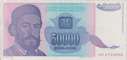 50000 dinara - Yugoslavia
